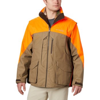 Columbia PHG Ptarmigan Interchange Parka, Chamarras Marrom Para Hombre | 964378-YLK